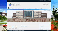 Desktop Screenshot of ef.duzce.edu.tr