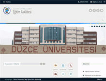 Tablet Screenshot of ef.duzce.edu.tr