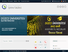 Tablet Screenshot of if.duzce.edu.tr