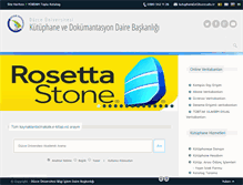 Tablet Screenshot of kutuphane.duzce.edu.tr
